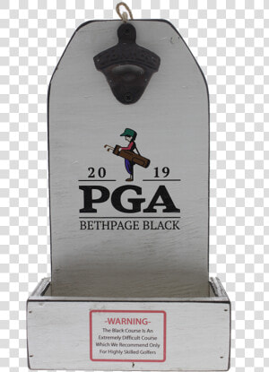 2019 Pga Bethpage Course Wooden Mounted Bottle Opener    Pga Championship Logo Png  Transparent Png