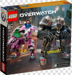 Va  amp  Reinhardt   Overwatch Dva Lego Sets  HD Png Download