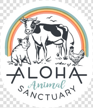 Aloha Animal Sanctuary Logo Oval   Label  HD Png Download