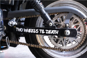 Til Death Swingarm Sticker Class   Motorcycle  HD Png Download