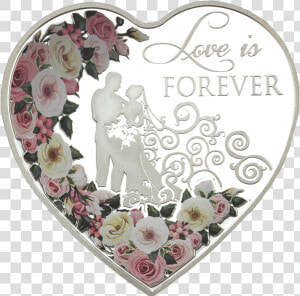 Love Is Forever 2018 Tokelau Heart shaped 20g Silver  HD Png Download