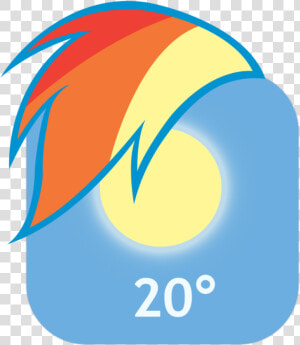 Transparent Weather Icon Png   Rainbow Dash Icone Android  Png Download