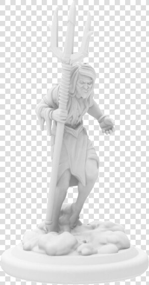 Poseidon resin Poseidon Render   Png Download   Statue  Transparent Png