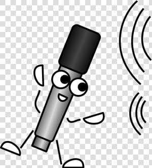 Microphone Sound Waves Free Picture   Mike Clipart  HD Png Download