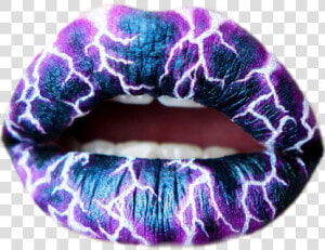  relampago  truenos   Crazy Lip Makeup  HD Png Download