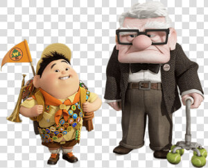 Carl And Russell   Up Movie  HD Png Download