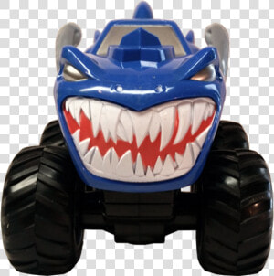 Dc114 Monster Truck Blue Front   Monster Truck With Face  HD Png Download