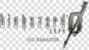 Transparent Biohazard Png   Resident Evil 0 Hd Remaster Logo  Png Download