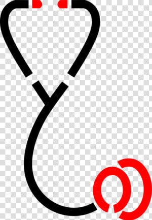 Vector Illustration Of Stethoscope Acoustic Medical   Estetoscópio Png  Transparent Png