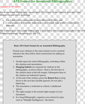 Simple Mla Format Annotated Bibliography Example  HD Png Download