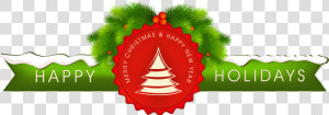 Happy Holidays Text Png   Png Download   Transparent Background Holidays Clipart  Png Download