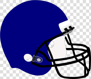 Blue Football Helmet Clip Art   Football Helmet Clipart Blue  HD Png Download