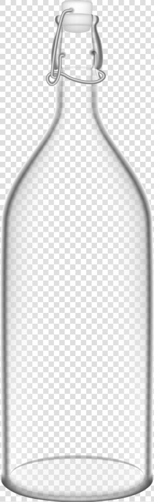 Glass Bottle Png Clip Art   Glass Bottle Clipart Black And White  Transparent Png