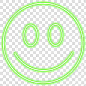  emoji  smile  neon  green  sticker  freetoedit  mimi   Smile Emoji Green  HD Png Download