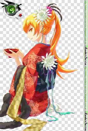 Shinobu Oshino Kimono  HD Png Download