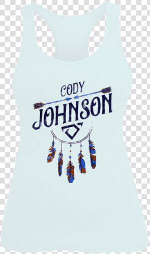 Cody Johnson Ladies White Arrow Tank Title Cody Johnson   Active Tank  HD Png Download