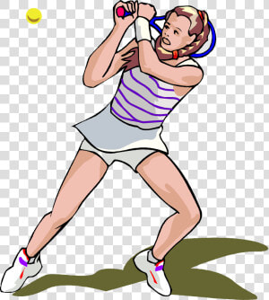   Clipart Female Tennis Players Transparent Png   Png   Female Tennis Player Clipart Free  Png Download