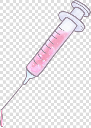 Syringe Clipart Transparent Tumblr Syringe Drawings    Syringe Clipart Transparent Background  HD Png Download