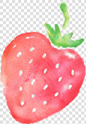  morango  aquarela  strawberry   Watercolor Strawberry Vector  HD Png Download