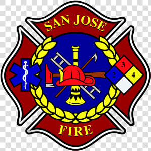 Fireman Clipart Badge   San Jose Fire Department Logo  HD Png Download