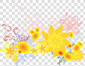 Flower Yellow Flourish Free Photo   Bunga Kuning Png  Transparent Png