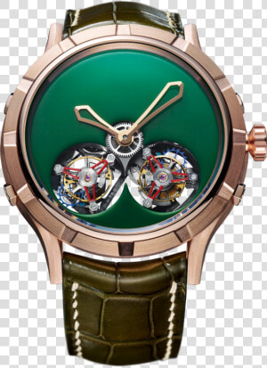 Manufacture Royale Green Watch Tourbillon  HD Png Download