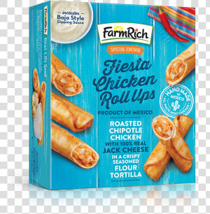 Cinnamon French Toast Sticks Fiesta Chicken Roll Ups   Farm Rich  HD Png Download