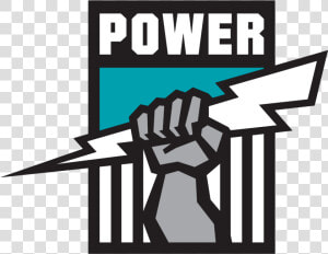 Port Adelaide Power Fc Logo  Logotype   Port Adelaide Football Club Logo  HD Png Download