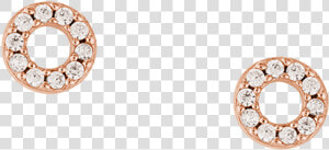 Circle Outline Crystal Stud Set Class  HD Png Download