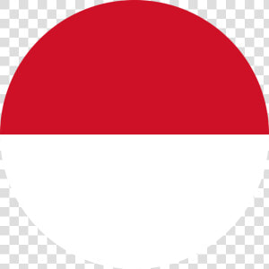 Indonesia Flag Round Medium   Indonesian Language Icon  HD Png Download