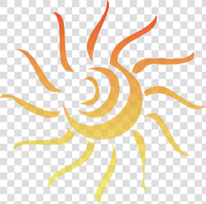 Half Sun With Rays Png Transparent Half Sun With Rays   Clip Art Tribal Sun  Png Download