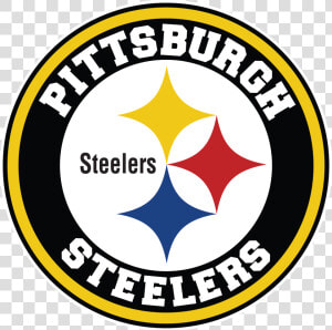 Pittsburgh Steelers Circle Logo Vinyl Decal   Sticker   Pittsburgh Steelers Circle Logo  HD Png Download