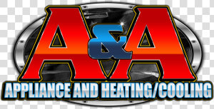 A  amp  A Appliance And Heating cooling Logo   Emblem  HD Png Download