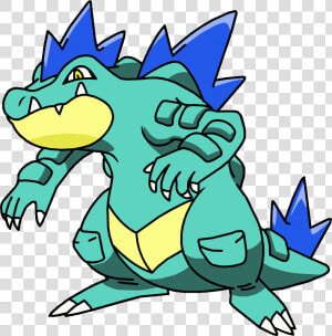 160 Feraligatr Os Shiny   Pokemon Feraligatr Shiny  HD Png Download