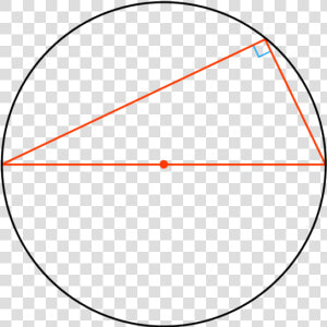 Angle In A Semicircle Is   Circle  HD Png Download