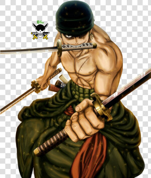 Transparent Zoro Png   Roronoa Zoro Santoryu  Png Download