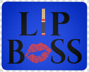 Lipsense Lip Boss White blue   Graphic Design  HD Png Download