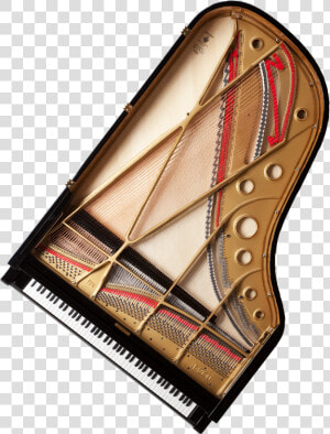 A View Of The Top And Inside Of A Fazioli Grand Piano   Piano From The Top  HD Png Download