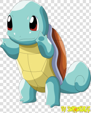 Squirtle By Krizell   Como Dibujar A Squirtle  HD Png Download