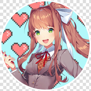 Doki Doki Literature Club Soundtrack   Png Download   Doki Doki Literature Club Monika  Transparent Png