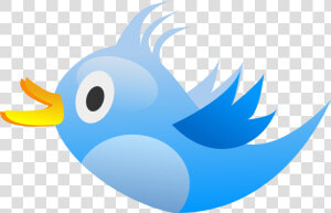 Twitter Png Transparent   Blue Tweet Bird Clipart  Png Download