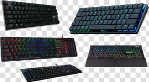 Best Low Profile Mechanical Keyboards   Compact Low Profile Mechanical Keyboard  HD Png Download