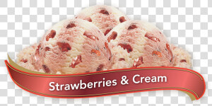 Chapman S Premium Strawberries  amp  Cream Ice Cream   Stollen  HD Png Download