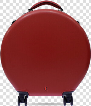 Picture Of Red Round Luggage   Round Luggage  HD Png Download