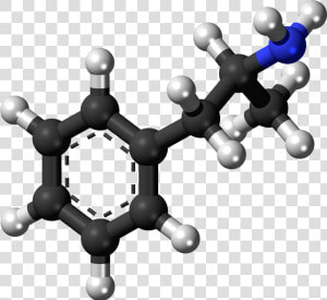 A 3d Image Of The Dextroamphetamine Compound Found   Amphetamine 3d  HD Png Download