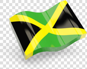 Jamaica Flag Icon Wave   Jamaican Flag Transparent Background  HD Png Download