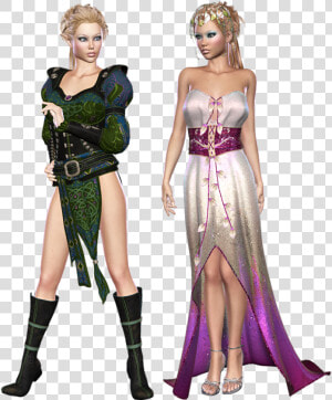 No Rescue For This Damsel In Distress   Fantasy Dress Elf  HD Png Download