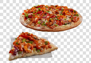 Chicken Curry Clipart Butter Chicken   Dominos Supreme Pizza Slice  HD Png Download