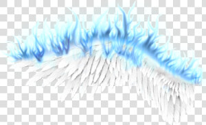  wings  fire  blue  white  angel  saint  fairy   Blue Fire Wings Png  Transparent Png