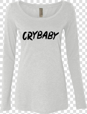 Crybaby Women S Long Sleeve Tee   Long sleeved T shirt  HD Png Download